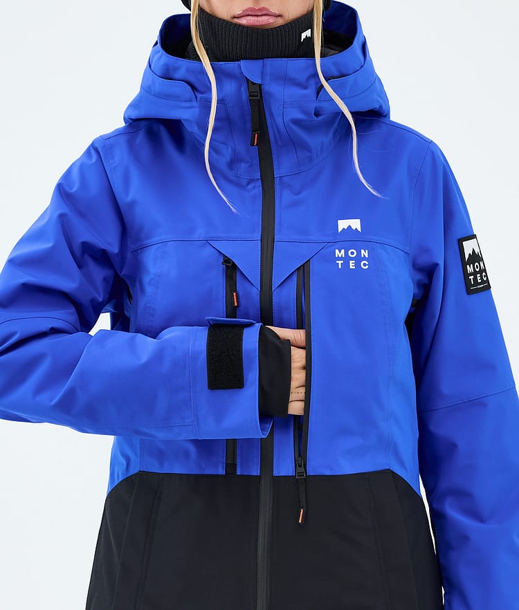 Montec Moss W Laskettelutakki Naiset Cobalt Blue/Black, Kuva 8 / 9