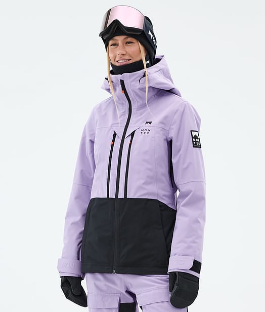 Montec Moss W Lumilautailutakki Naiset Faded Violet/Black