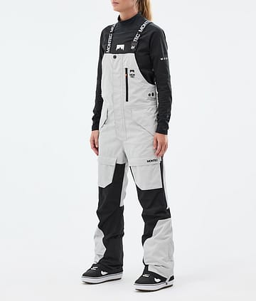 Montec Fawk W Lumilautailuhousut Naiset Light Grey/Black