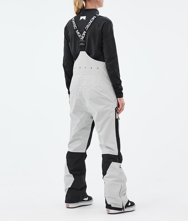 Montec Fawk W Lumilautailuhousut Naiset Light Grey/Black, Kuva 4 / 7