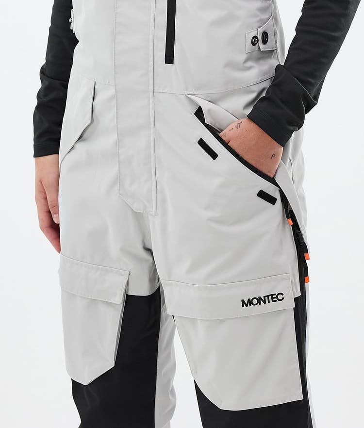 Montec Fawk W Lasketteluhousut Naiset Light Grey/Black, Kuva 5 / 7