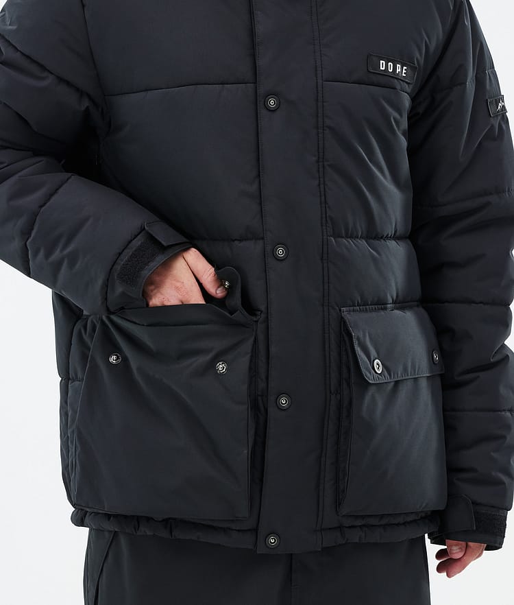 Dope Puffer Full Zip 24 Laskettelutakki Miehet Black, Kuva 8 / 9