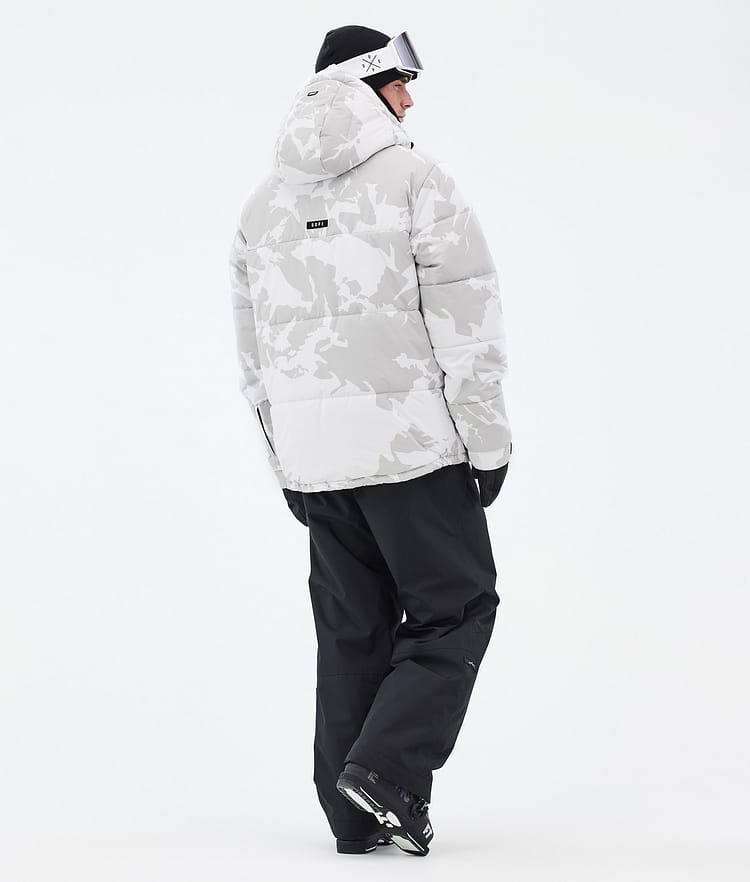 Dope Puffer Full Zip 24 Laskettelutakki Miehet Grey Camo, Kuva 4 / 9