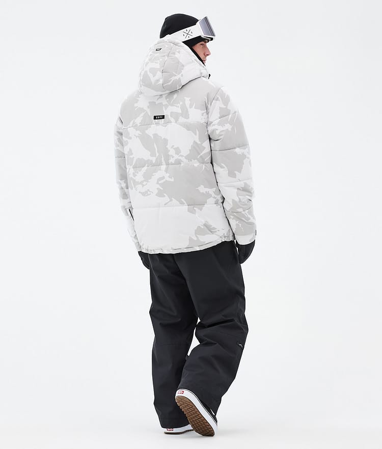 Dope Puffer Full Zip 24 Lumilautailutakki Miehet Grey Camo, Kuva 4 / 9