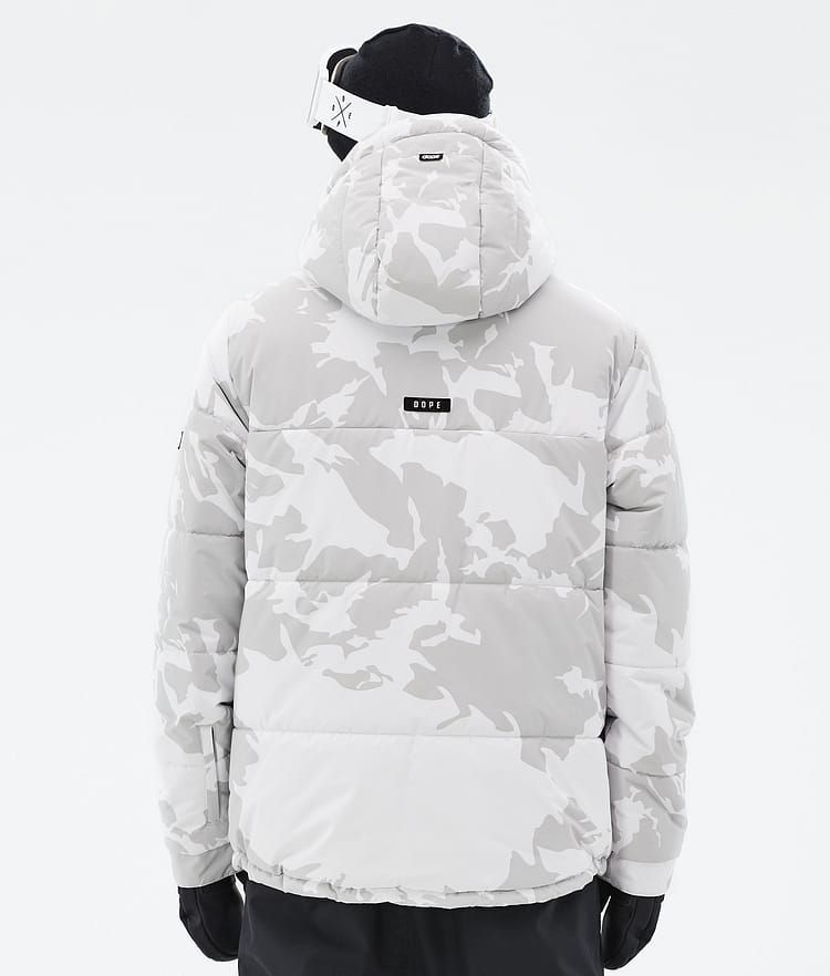 Dope Puffer Full Zip 24 Laskettelutakki Miehet Grey Camo, Kuva 6 / 9
