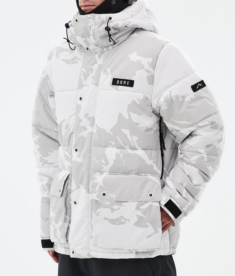 Dope Puffer Full Zip 24 Laskettelutakki Miehet Grey Camo, Kuva 7 / 9