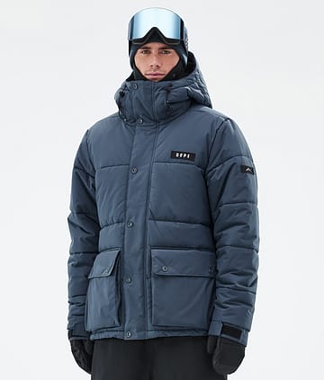 Dope Puffer Full Zip 24 Lumilautailutakki Metal Blue