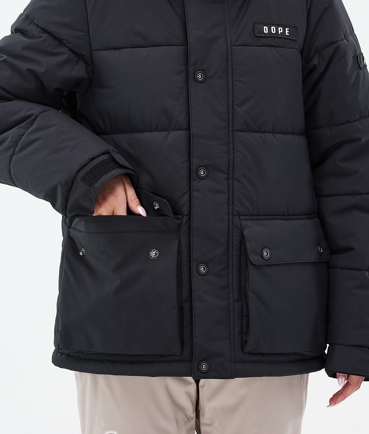Dope Puffer W Full Zip 24 Laskettelutakki Naiset Black, Kuva 8 / 9