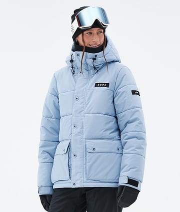 Dope Puffer W Full Zip 24 Lumilautailutakki Naiset Light Blue