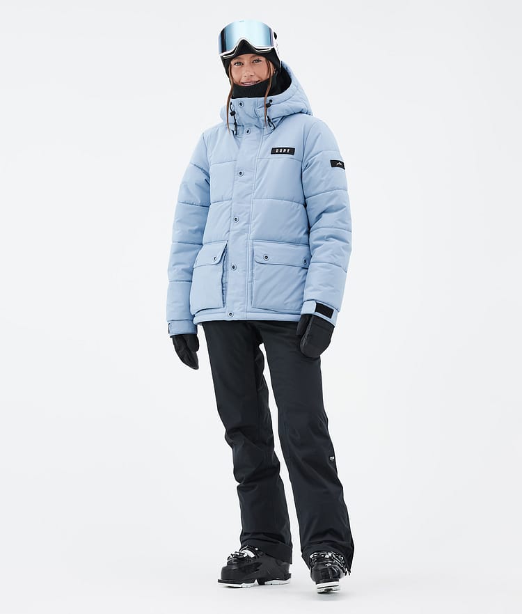 Dope Puffer W Full Zip 24 Laskettelutakki Naiset Light Blue, Kuva 2 / 9