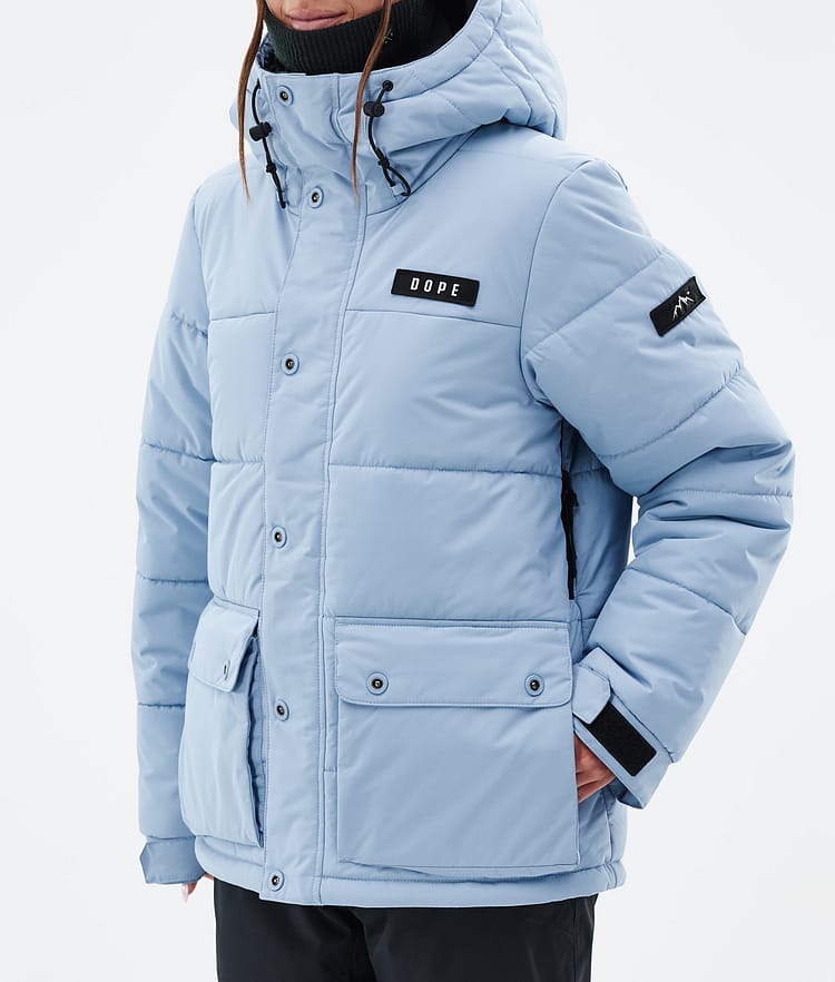 Dope Puffer W Full Zip 24 Laskettelutakki Naiset Light Blue, Kuva 7 / 9