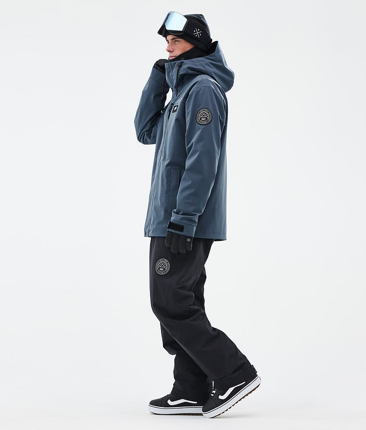 Dope Blizzard Full Zip 24 Lumilautailutakki Miehet Metal Blue, Kuva 3 / 9