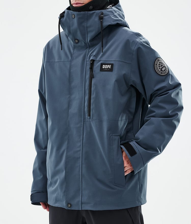 Dope Blizzard Full Zip 24 Laskettelutakki Miehet Metal Blue, Kuva 7 / 9