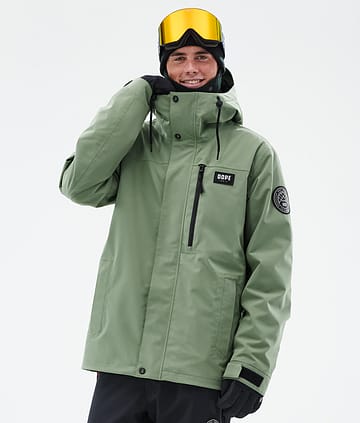 Dope Blizzard Full Zip 24 Lumilautailutakki Moss Green