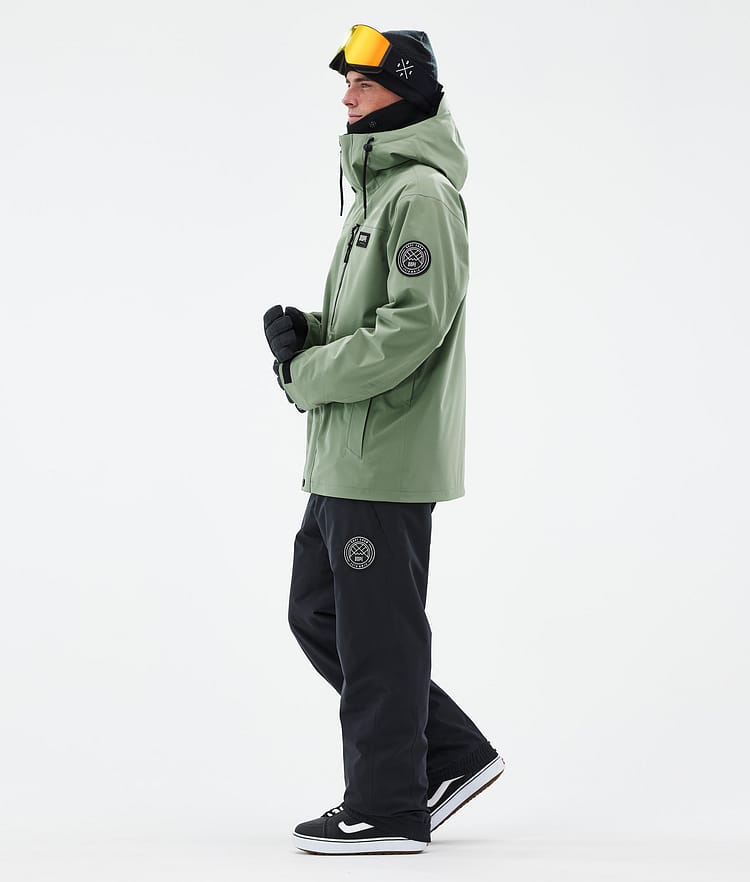 Dope Blizzard Full Zip 24 Lumilautailutakki Miehet Moss Green, Kuva 3 / 9