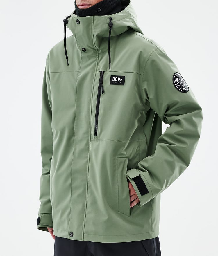 Dope Blizzard Full Zip 24 Lumilautailutakki Miehet Moss Green, Kuva 7 / 9