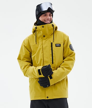 Dope Blizzard Full Zip 24 Lumilautailutakki Yellow