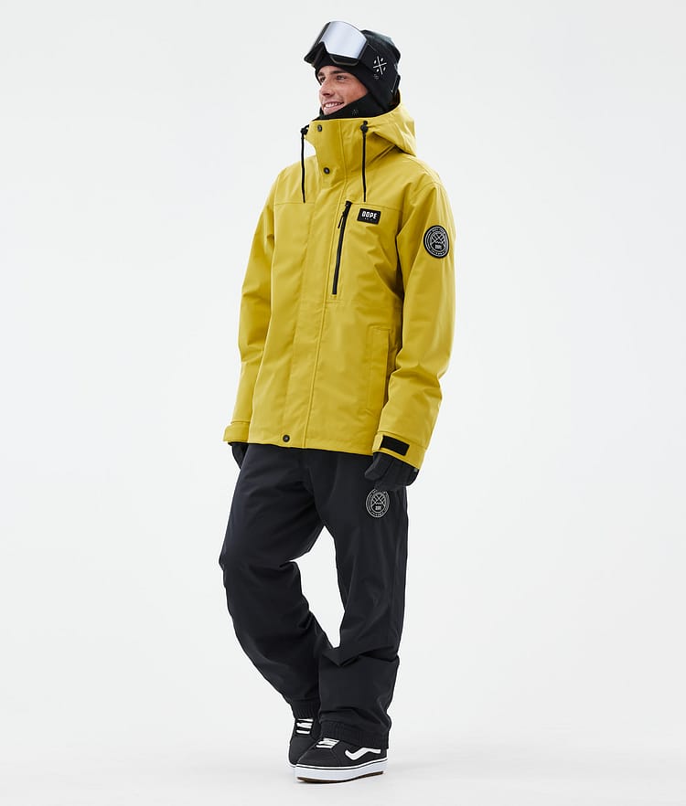 Dope Blizzard Full Zip 24 Lumilautailutakki Miehet Yellow, Kuva 2 / 9