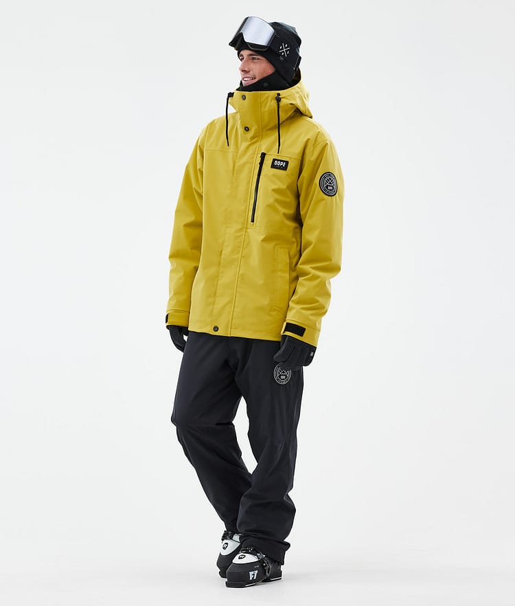 Dope Blizzard Full Zip 24 Laskettelutakki Miehet Yellow, Kuva 2 / 9