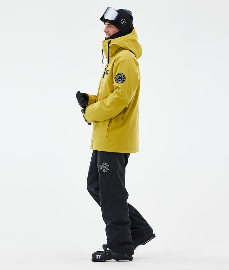 Dope Blizzard Full Zip 24 Laskettelutakki Miehet Yellow, Kuva 3 / 9