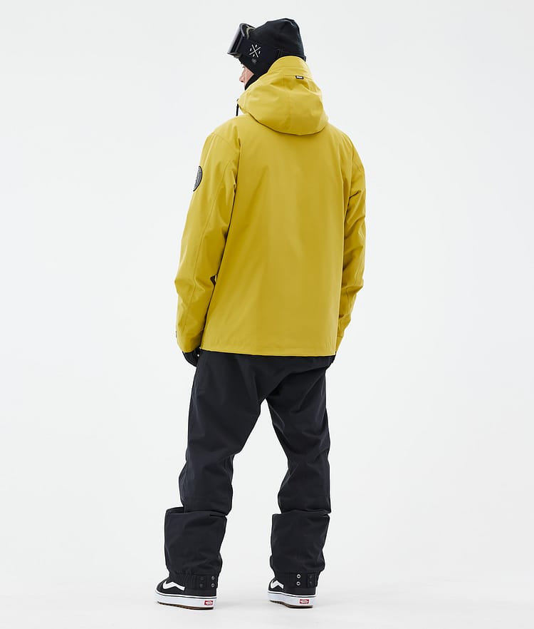 Dope Blizzard Full Zip 24 Lumilautailutakki Miehet Yellow, Kuva 4 / 9