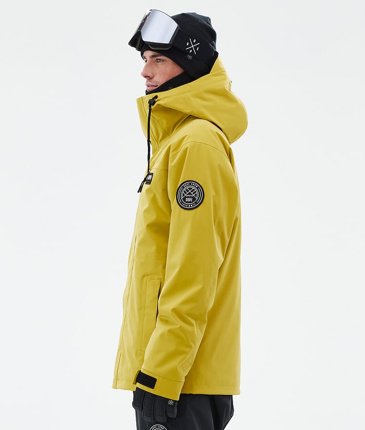 Dope Blizzard Full Zip 24 Laskettelutakki Miehet Yellow, Kuva 5 / 9