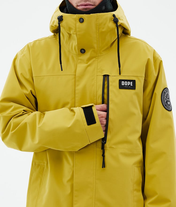 Dope Blizzard Full Zip 24 Laskettelutakki Miehet Yellow, Kuva 8 / 9