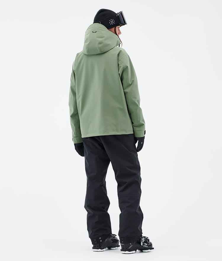 Dope Blizzard W Full Zip 24 Laskettelutakki Naiset Moss Green, Kuva 4 / 9