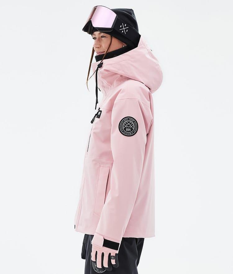 Dope Blizzard W Full Zip 24 Lumilautailutakki Naiset Soft Pink, Kuva 5 / 9