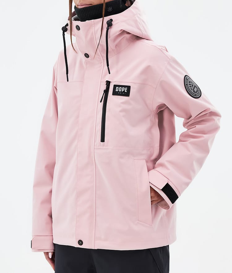 Dope Blizzard W Full Zip 24 Lumilautailutakki Naiset Soft Pink, Kuva 7 / 9