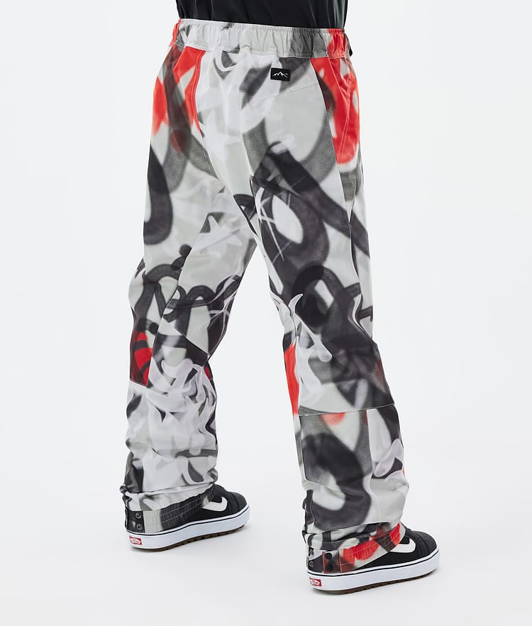 Dope Blizzard 2024 Lumilautailuhousut Miehet Spray Black Red, Kuva 4 / 5
