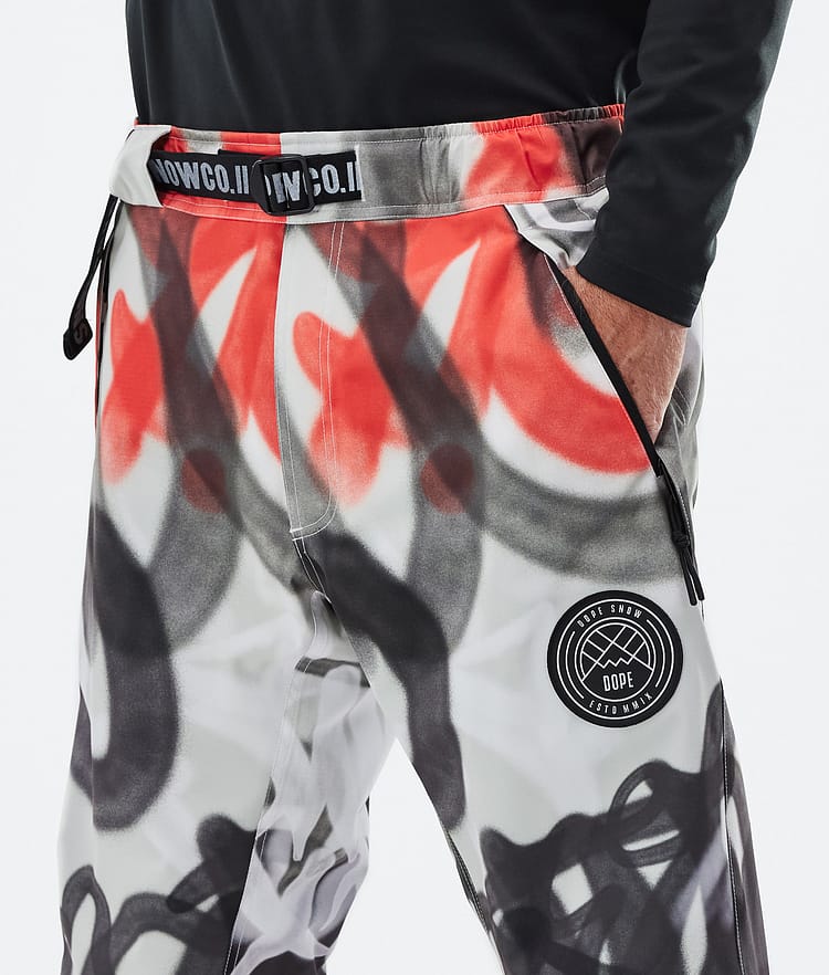 Dope Blizzard 2024 Lumilautailuhousut Miehet Spray Black Red, Kuva 5 / 5