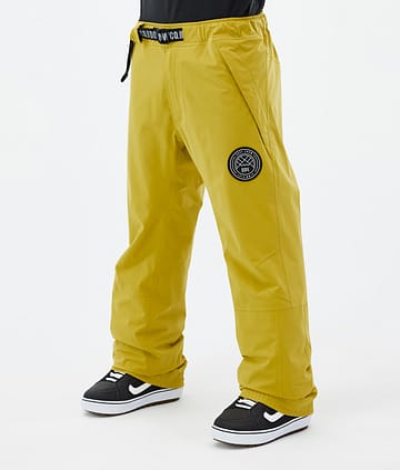Dope Blizzard 2024 Lumilautailuhousut Miehet Yellow