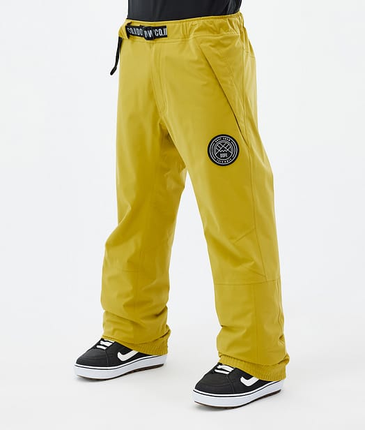 Dope Blizzard 2024 Lumilautailuhousut Miehet Yellow