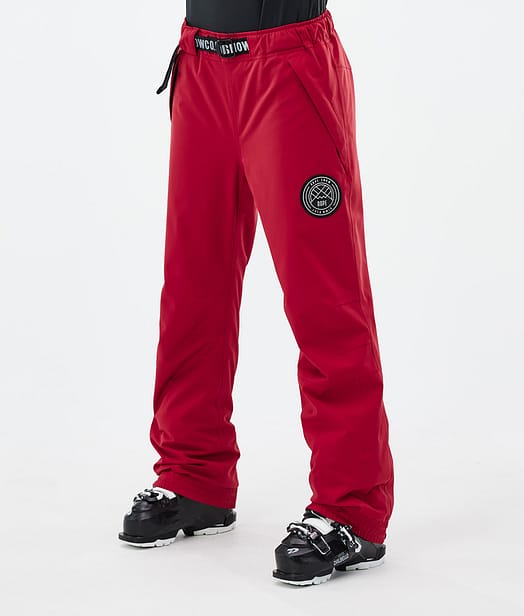Dope Blizzard W 24 Lasketteluhousut Naiset Deep Red