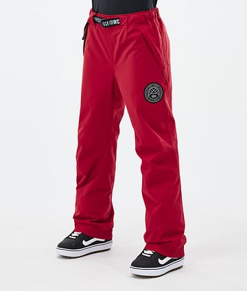 Dope Blizzard W 2024 Lumilautailuhousut Naiset Deep Red