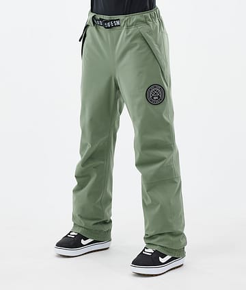 Dope Blizzard W 2024 Lumilautailuhousut Naiset Moss Green