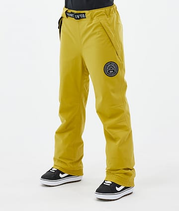 Dope Blizzard W 2024 Lumilautailuhousut Naiset Yellow
