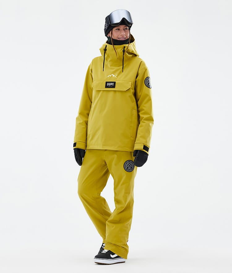 Dope Blizzard W 2024 Lumilautailuhousut Naiset Yellow, Kuva 2 / 5