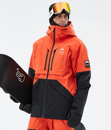 Montec Arch Lumilautailutakki Orange/Black