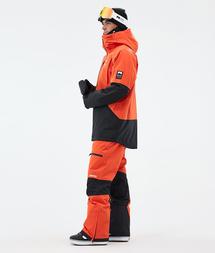 Montec Arch Lumilautailutakki Miehet Orange/Black Renewed, Kuva 4 / 10