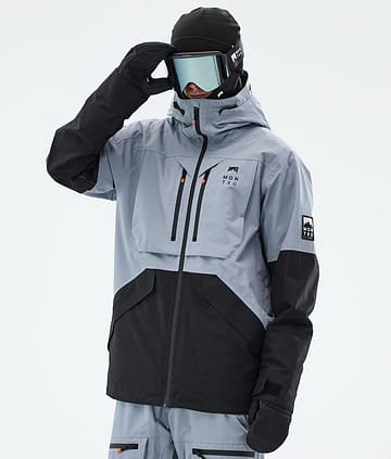 Montec Arch Lumilautailutakki Soft Blue/Black