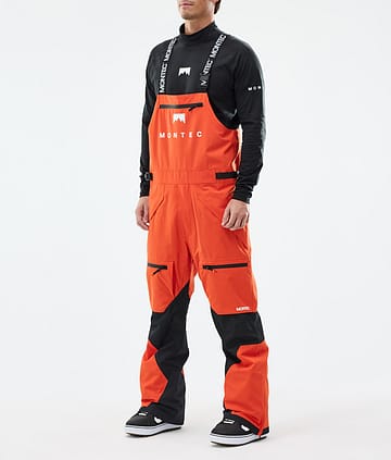 Montec Arch Lumilautailuhousut Miehet Orange/Black