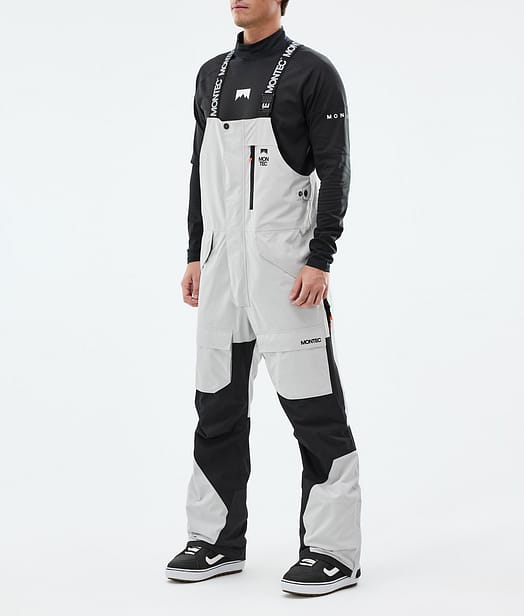 Montec Fawk Lumilautailuhousut Miehet Light Grey/Black