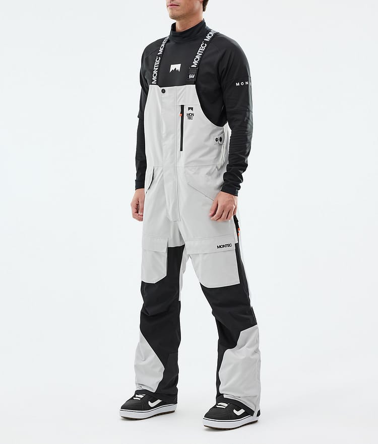 Montec Fawk Lumilautailuhousut Miehet Light Grey/Black, Kuva 1 / 6