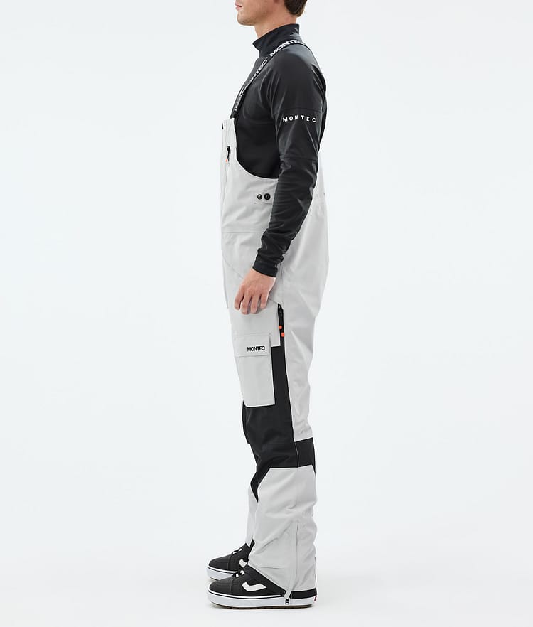 Montec Fawk Lumilautailuhousut Miehet Light Grey/Black, Kuva 2 / 6