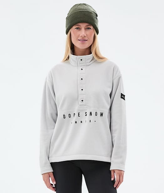Dope Comfy W Fleecepaita Naiset Light Grey
