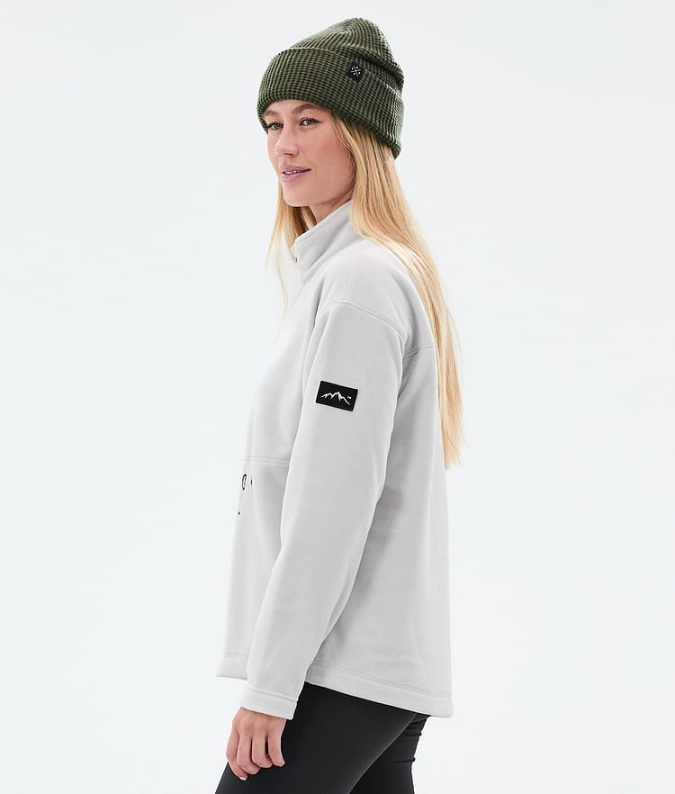 Dope Comfy W Fleecepaita Naiset Light Grey, Kuva 5 / 6