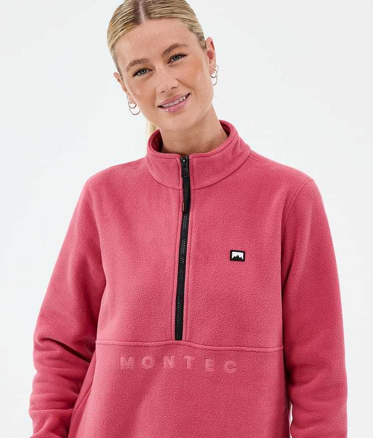 Montec Echo W Fleecepaita Naiset Light Red, Kuva 2 / 5