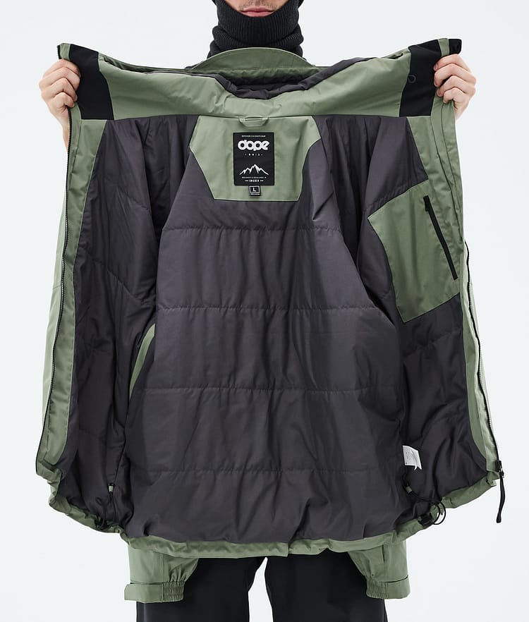 Dope Spartan Laskettelutakki Miehet Moss Green, Kuva 8 / 8